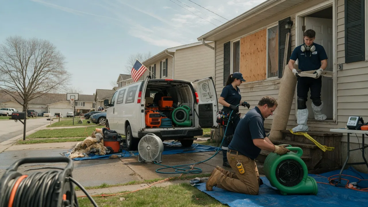 Water Damage Restoration in Carlock, IL near me